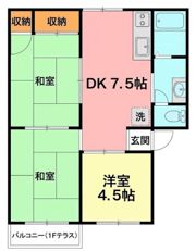 コーポアザレアの間取り画像