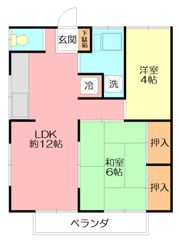 第一翠明荘の間取り画像