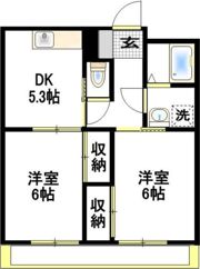 メープルハイツA棟 B棟の間取り画像