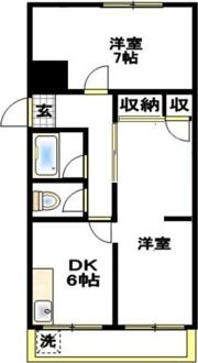 コーポ徳延1号棟の間取り画像