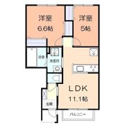 ノワパインAの間取り画像