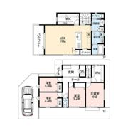山下一丁目戸建の間取り画像