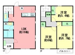 コンフォートヒルズA棟の間取り画像