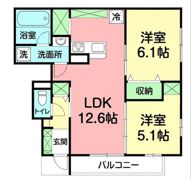 ルシアル湘南の間取り画像