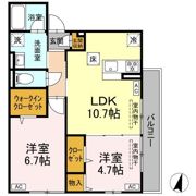 ケルサス湘南台の間取り画像