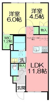 GRACIEUXSE湘南EASTの間取り画像
