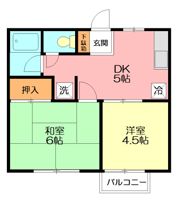 フラッツ片瀬山Iの間取り画像