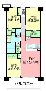 グレーシア湘南平塚海岸の間取り画像