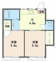 ハイツマリ－ナの間取り画像