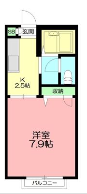 パークサイドヒル Kの間取り画像