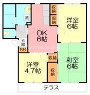 古館ハイツIIの間取り画像