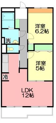 フローラ十代の間取り画像