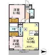 シエルブルー茅ヶ崎の間取り画像
