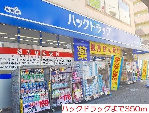 近くのハックドラッグまで350m(徒歩5分)
