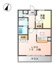 アールワンの間取り画像