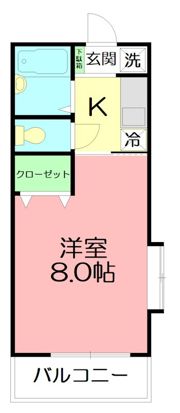 ハイツひばりの間取り画像