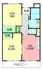 フロースト本厚木の間取り画像