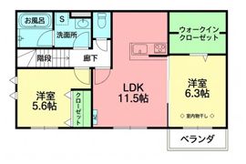 Colo・rituraUの間取り画像