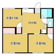 コーポ白山Bの間取り画像