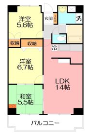 アトラクトマンショントムロの間取り画像