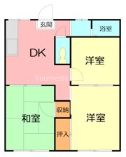 ハイム由美の間取り画像