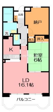 サンジュネス湘南の間取り画像