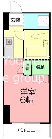 会田コーポの間取り画像