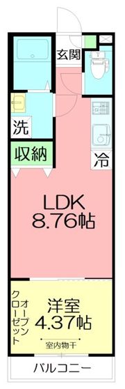 moksha Chigasaki baseの間取り画像