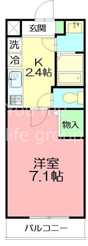 メープルガーデン松が岡の間取り画像
