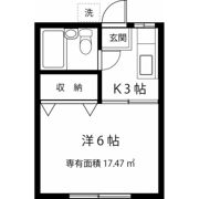 棚沢ハイツCの間取り画像