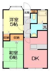 ハイツ湘南の間取り画像