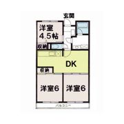 くりぃむマンションの間取り画像