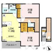 ファインテラスAの間取り画像