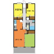 湘南山の手マンションの間取り画像