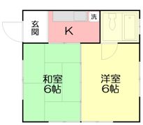 相湘第10河内ハイツの間取り画像