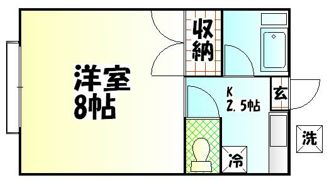 宮田ハイツの間取り画像