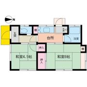 石井貸家の間取り画像