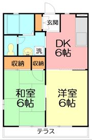 サンハイム湘南Bの間取り画像