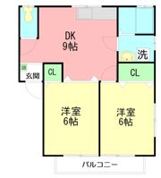 マリーク弐番館の間取り画像