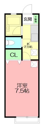 メゾンベルの間取り画像