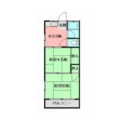 御殿北園荘の間取り画像