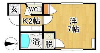 カレッジ4の間取り画像