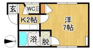 カレッジ4の間取り画像