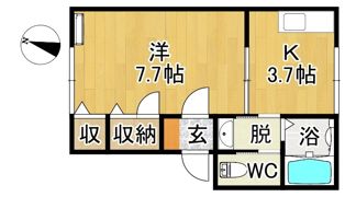 ステーションハイツ遠山の間取り画像