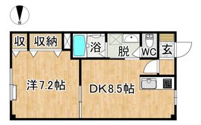 シャトーハイム篠田の間取り画像