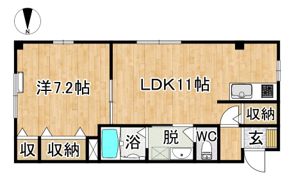シャトーハイム篠田の間取り画像