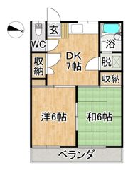アーバンホームズ第1浜田の間取り画像
