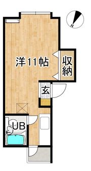 アーバンホームズ第2勝田の間取り画像