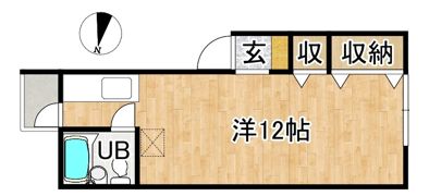 アーバンホームズ第1勝田の間取り画像