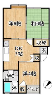 アーバンホームズ第1原別の間取り画像